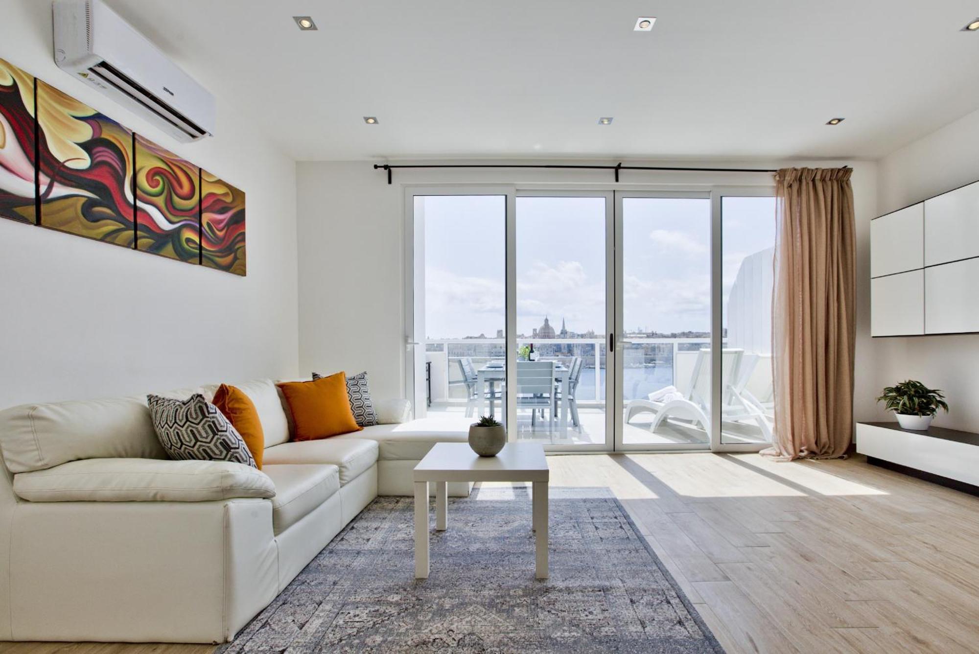 Bastions Seaview Apartments And Duplex Penthouse In Sliema By Shortletsmalta Eksteriør bilde